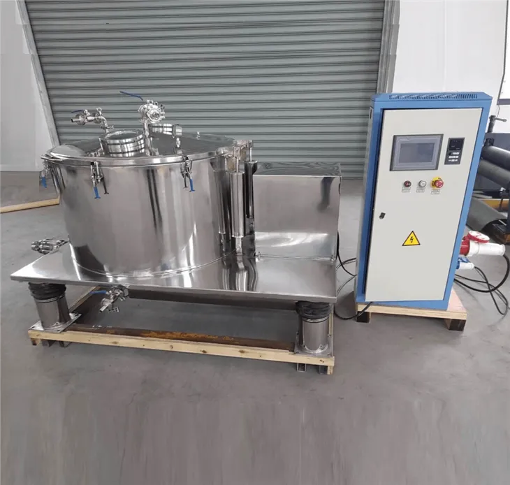 חולץ צנטריפוגלי למיצוי טמפרטורה נמוכה של קנאביס או ציטופלזמה צמחית אחרת